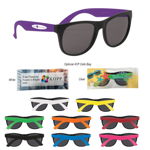 Custom Youth Rubberized Sunglasses 3999