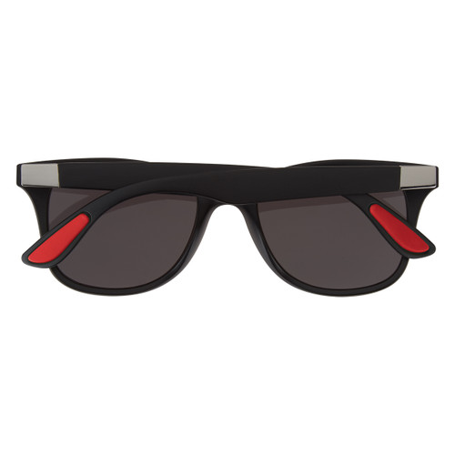 BLACK WITH RED