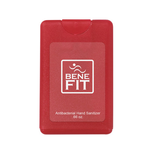 Custom .66 Oz. Card Shape Hand Sanitizer 9051