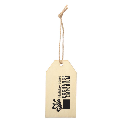 Custom Wood Ornament - Gift Tag 1930