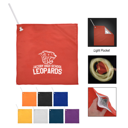 Custom LIGHT UP SPINNER RALLY TOWEL 6085