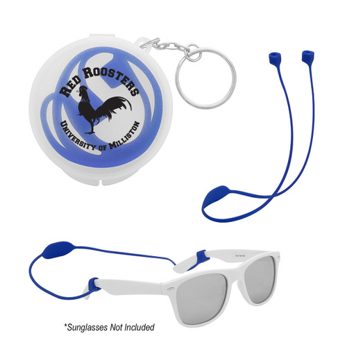 Custom Secure Strap Ear Pod & Sunglass Holder 2978