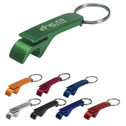 Custom Aluminum Bottle/Can Opener Key Ring 2064