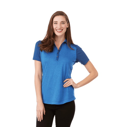 Embroidered Womens SAGANO Short Sleeve Polo