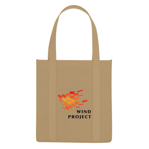 Custom Non-Woven Avenue Shopper Tote Bag 3029
