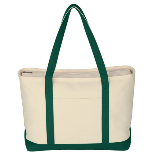 NATURAL WITH FOREST GREEN
