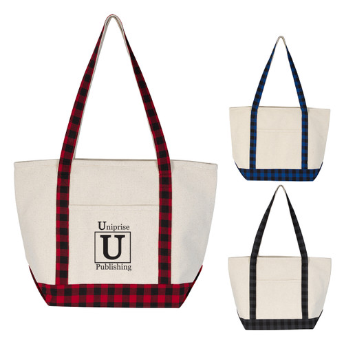 Custom Northwoods Boat Tote Bag 3887