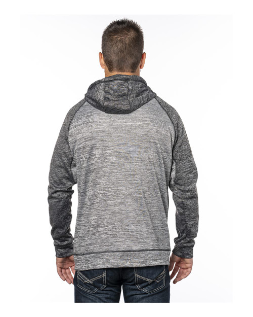 Custom Performance Raglan Full-Zip Sweatshirt - 8660 - CapsToYou