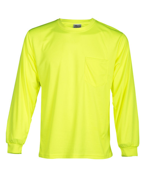 Custom Microfiber Polyester Long Sleeve T-Shirt - 9122-9123