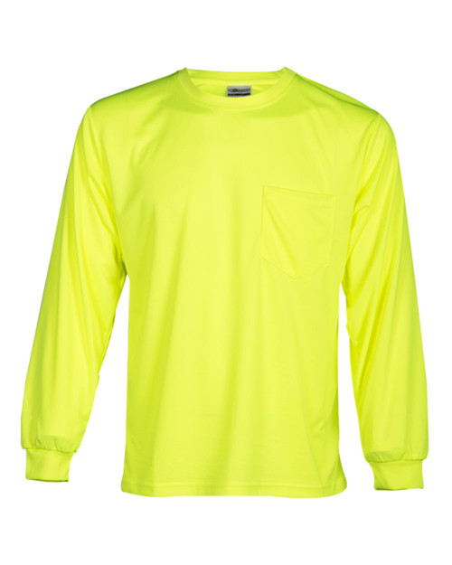 Custom Microfiber Polyester Long Sleeve T-Shirt - 9122-9123