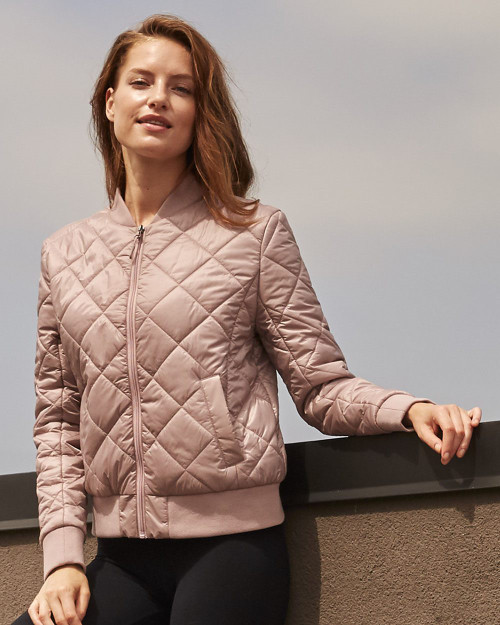 Embroidered Women's HeatLast™ Quilted Packable Bomber - W21752