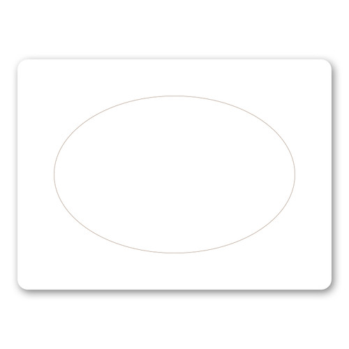 Custom 2-in-1 Oval Car Magnet w/Picture Frame CSPF03