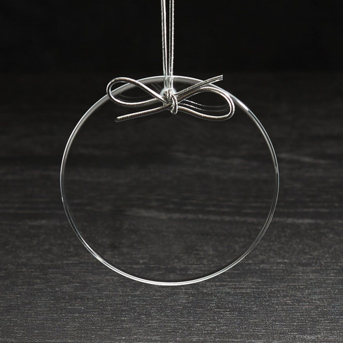 Custom Circle Ornament ICX07