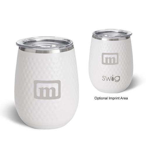 Custom 14Oz. Swig Life Golf Stainless Steel Stemless Wine Tumbler 56109