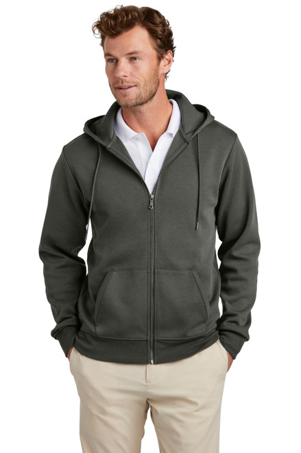 Custom Brooks Brothers Double-Knit Full-Zip Hoodie BB18208