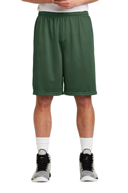 Custom Sport-Tek Long PosiCharge Classic Mesh Short. ST515