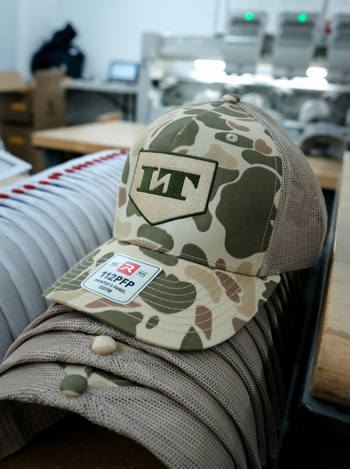 Custom Embroidered Duck Camo Hats - Richardson 112PFP