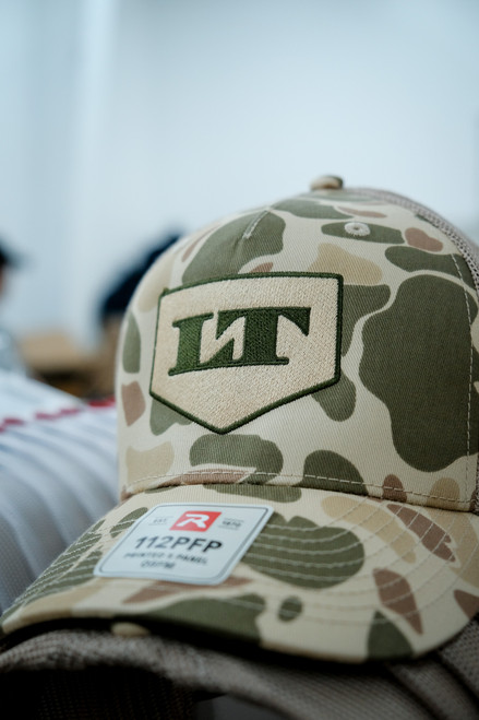 Custom Embroidered Duck Camo Hats - Richardson 112PFP
