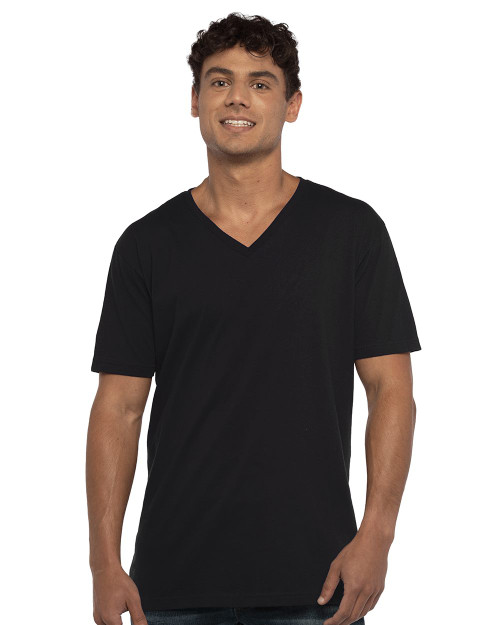 Custom Cotton V-Neck T-Shirt - 3200