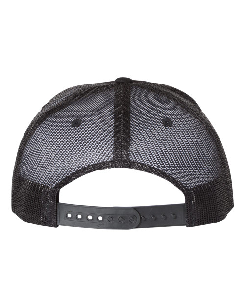 Custom Embroidered Flat Bill Foam Trucker Cap - 6005