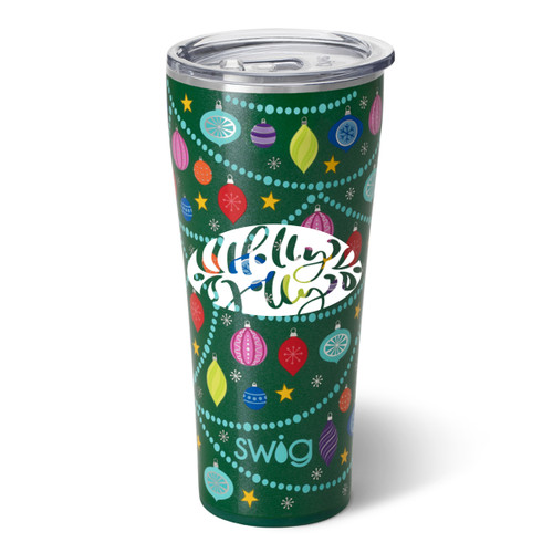 Custom 32 Oz. Swig Life O Christmas Tree Tumbler 50082