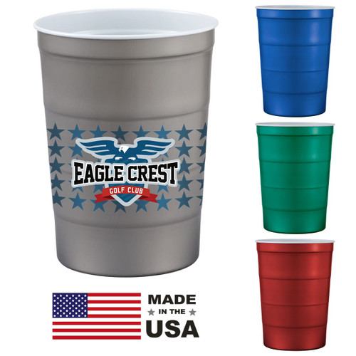 Custom Recyclable Steel Chill-Cups™ 16oz