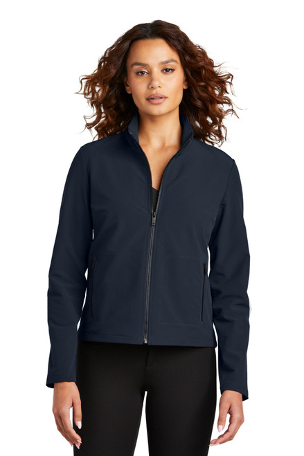 Embroidered Mercer+Mettle Women's Stretch Soft Shell Jacket MM7103