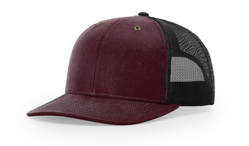 burgundy/black