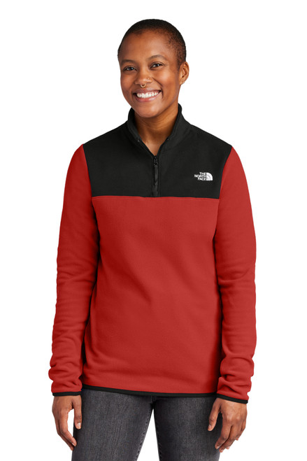 Custom The North Face Ladies Glacier 1/4-Zip Fleece NF0A7V4M