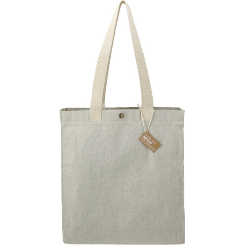 Custom Repose 10oz Recycled Cotton Box Tote w/Snap
