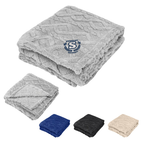 Custom Alpine rPET Sherpa Blanket 8070