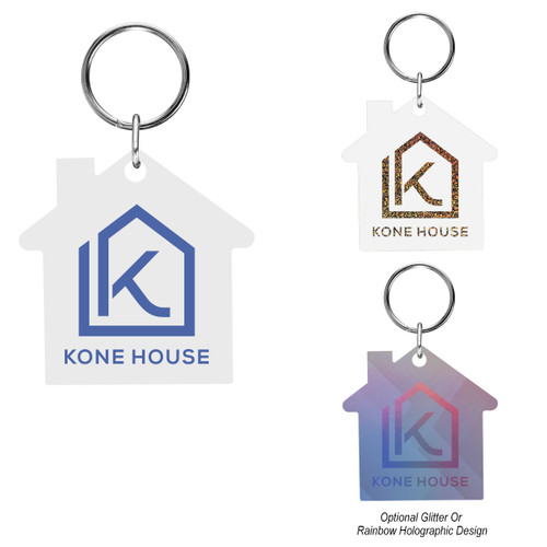 Custom Acrylic Key Tag - House 20104