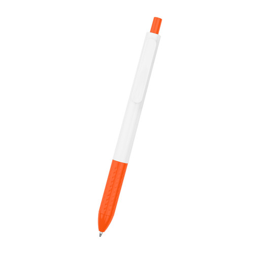 WHITE WITH ORANGE