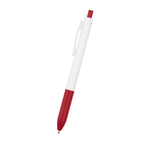 WHITE WITH RED