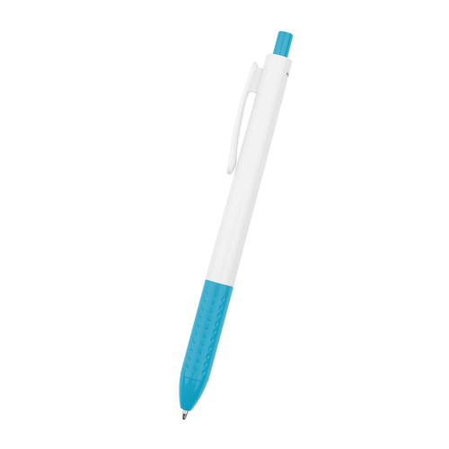 WHITE WITH LIGHT BLUE