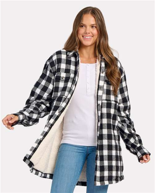 Black/ White Buffalo Plaid