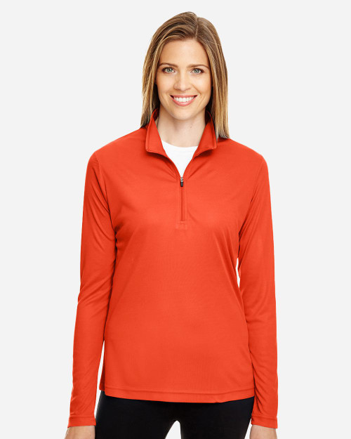 Embroidered Women's Zone Performance Quarter-Zip Pullover - TT31W