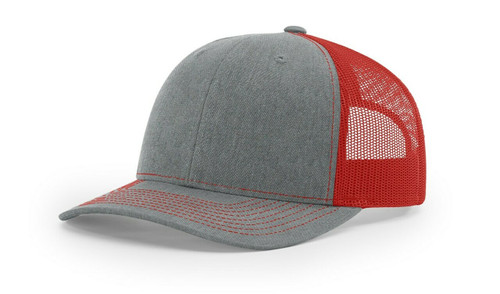Heather Grey/Red