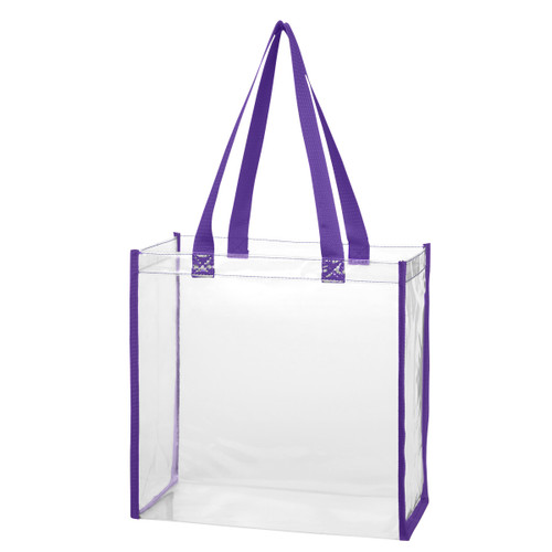 CLEAR WITH PURPLE