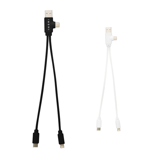 Custom Dual Connect Recycled Multi-Charge Cable 25228