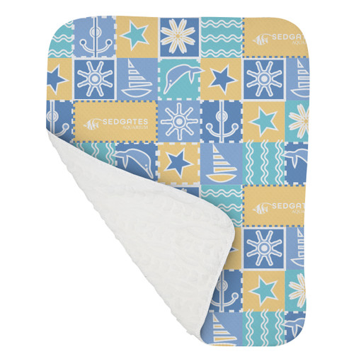 Custom 30" X 40" Knit Sherpa Blanket 10212