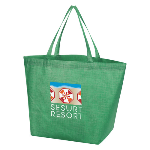 Custom Crosshatch Non-Woven Tote Bag 3636