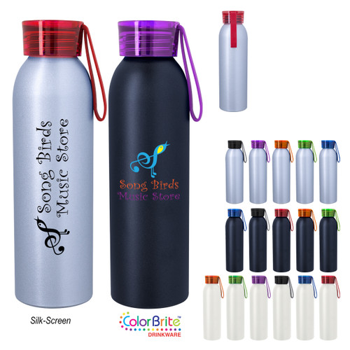 Custom 22 Oz. Darby Recycled Aluminum Bottle 5302