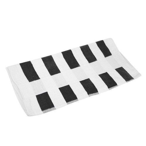 WHITE WITH BLACK