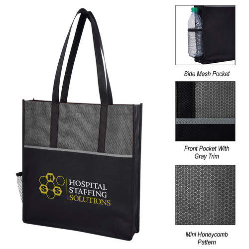 Custom Promenade Non-Woven Tote Bag 3757