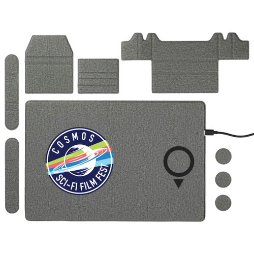 Custom MagClick™ Fast Wireless Charging Desk Organizer