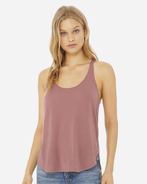 Custom Women's Flowy Tank with Side Slit - 8802