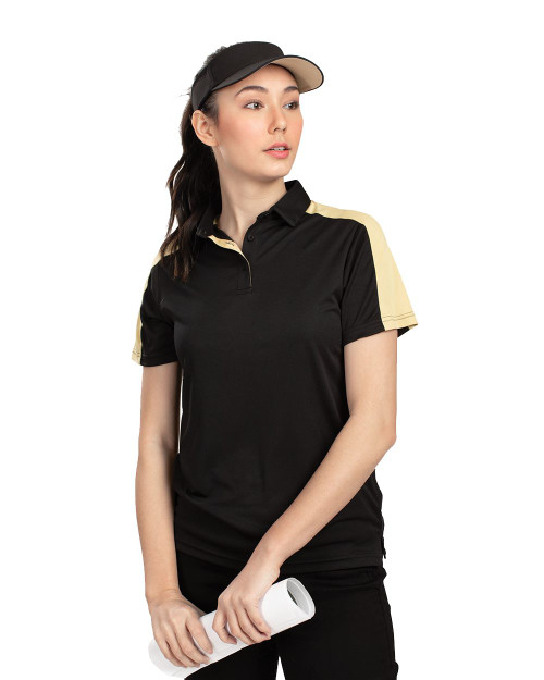 Embroidered Women's Two-Tone Vital Polo - 5029