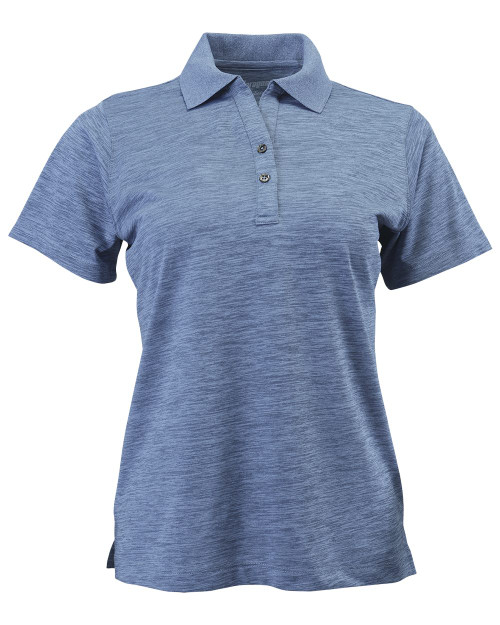Embroidered Women's Dakota Striated Heather Polo - 131