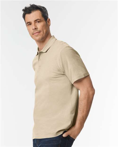 Embroidered Softstyle® Pique Polo - 64800 - CapsToYou